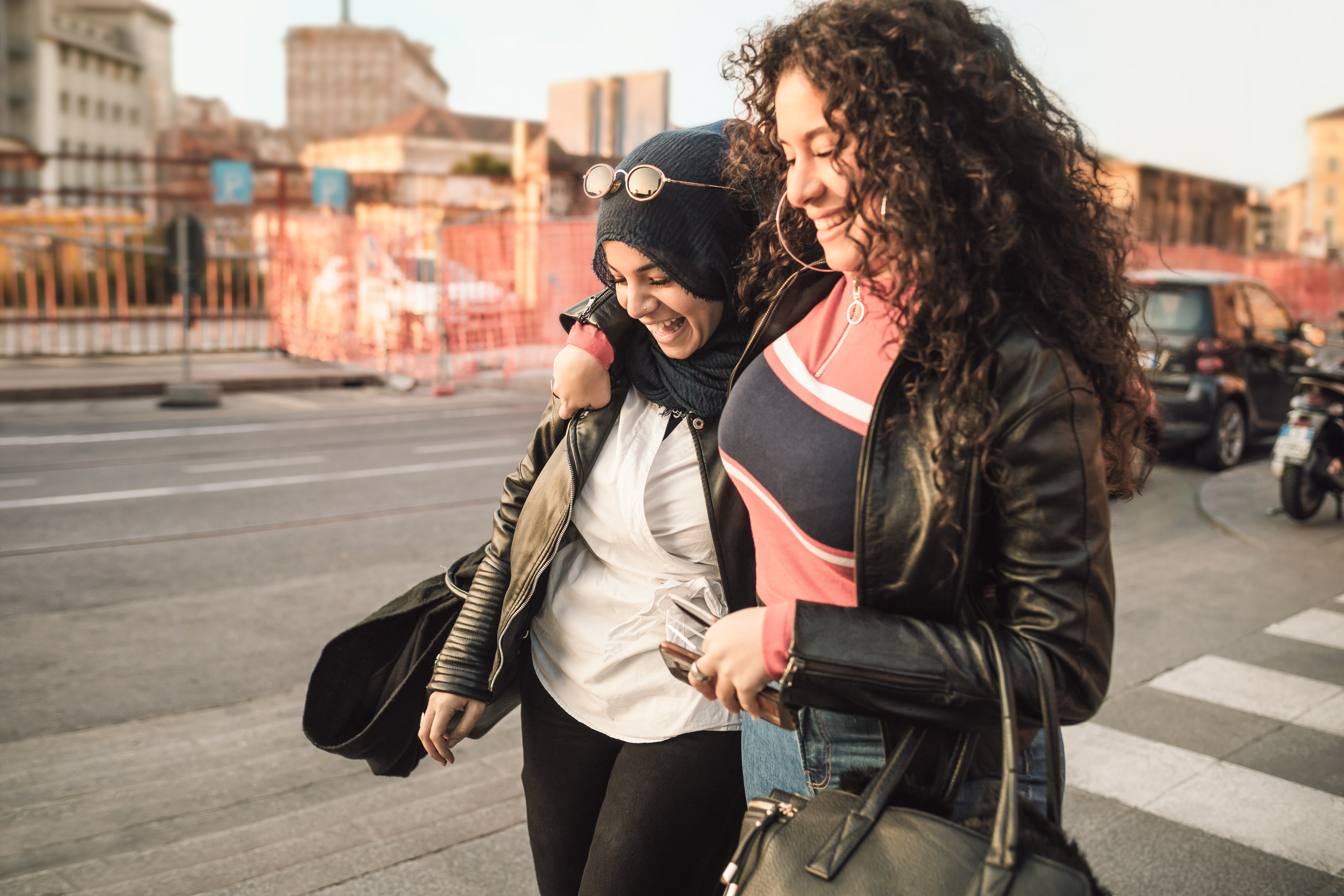 Two Women Walking Together